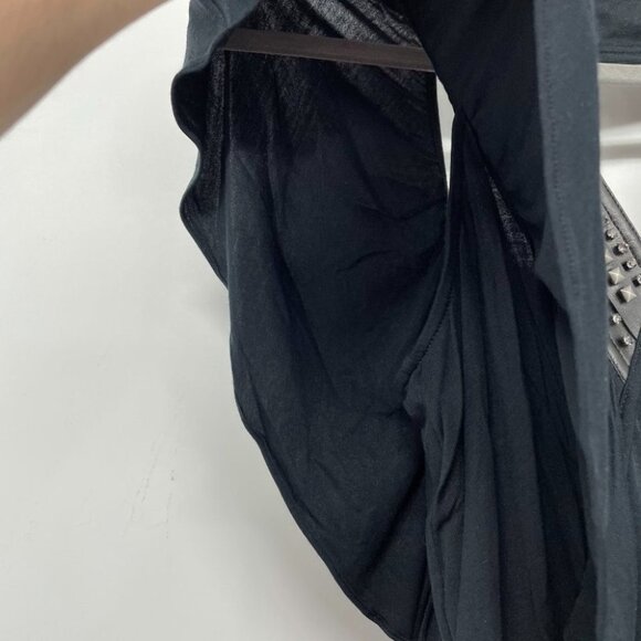 Faith Connexion studded v neck black  mini dress - Picture 12 of 15